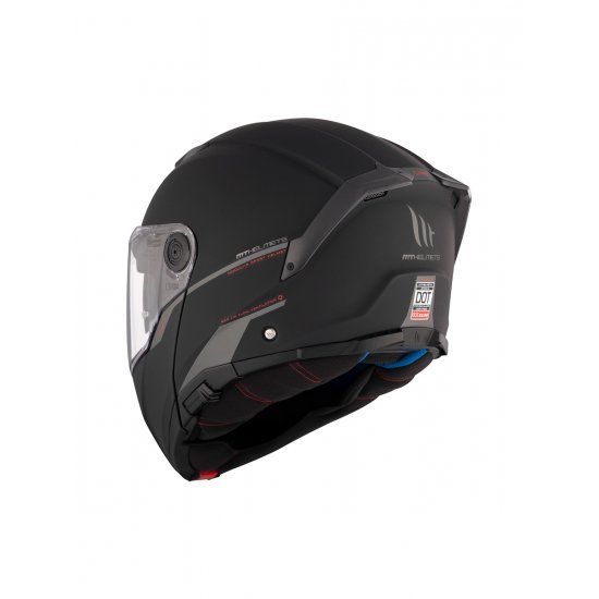 MT Atom 2 Blank Motorcycle Helmet at JTS Biker Clothing